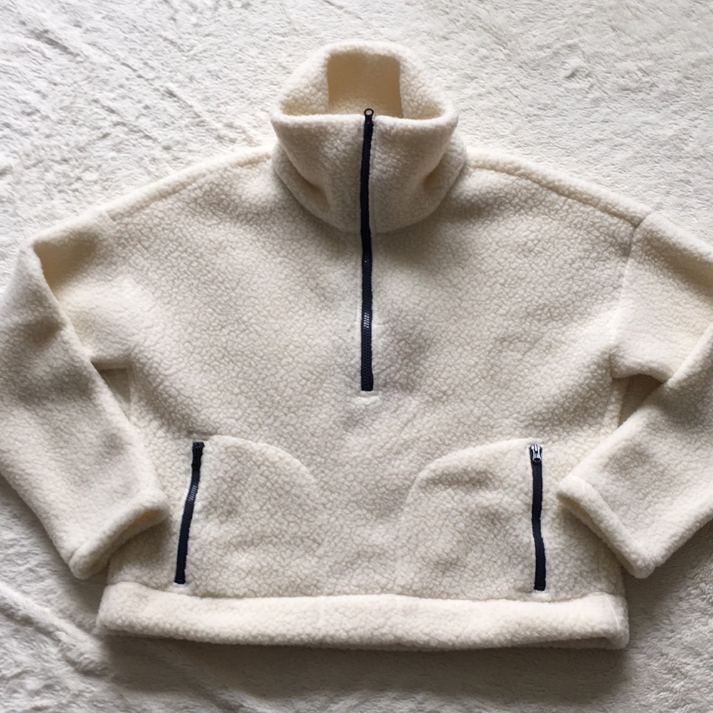 NWT J. Crew sherpa fleece - Picture 5 of 6